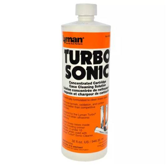 Lyman Turbo Sonic Concentrated Cartridge Case Cleaning Solution 32oz