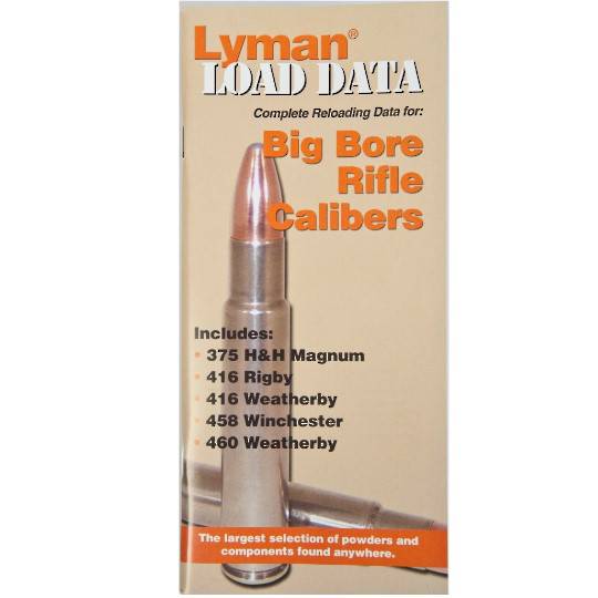 Lyman Load Data Big Bore Rifle Calibers