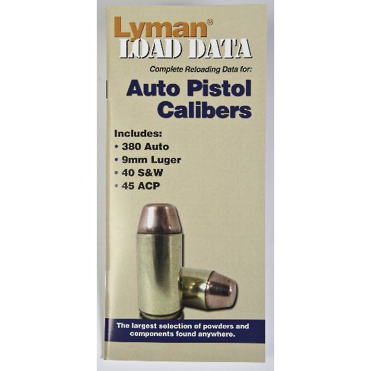 Lyman Load Data Auto Pistol Calibers