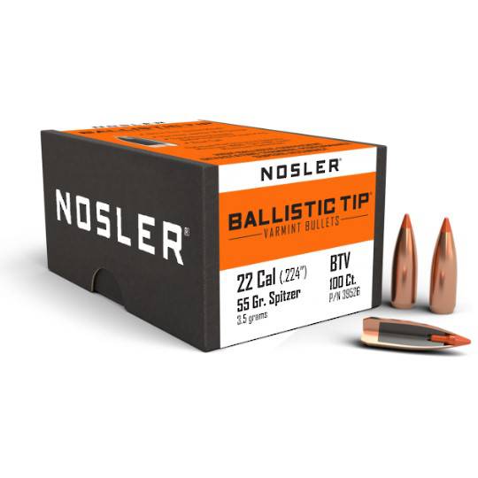 Nosler Ballistic Tip Varmint 22cal 55gr  39526
