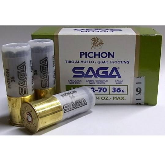 Saga Pichon 12g 36gr #9 Quail Load