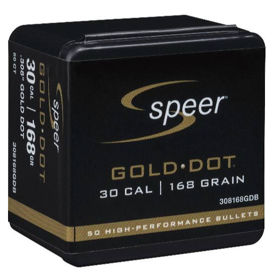 Speer Gold Dot 30Cal 168gr x50 #308168GDB