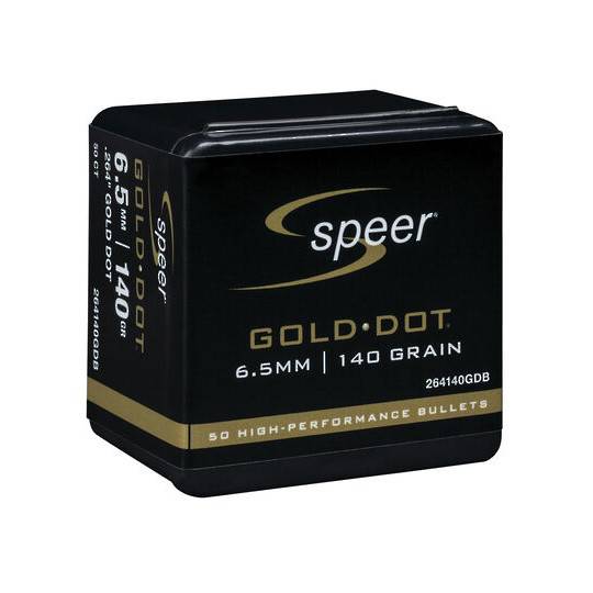 Speer Gold Dot 6.5mm 140gr x50 #264140GDB