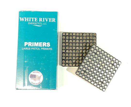 White River Energetics Large Pistol Primers x1000