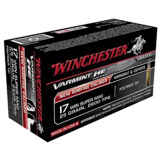 Winchester Supreme 17WSM 25gr HE x50