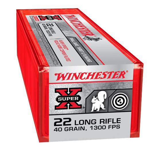 Winchester Super Speed 22LR 40gr Solid x100 Rounds (X22LRSS1)