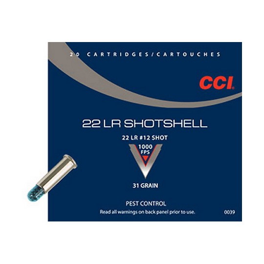 CCI 22LR Shotshell 20 Rounds