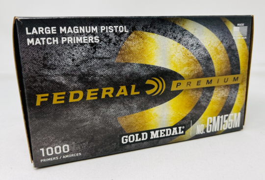 Federal Large Pistol Magnum Gold Medal Match GM155M x1000