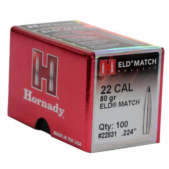 Hornady 22cal ELD-M 80gr x100 #22831