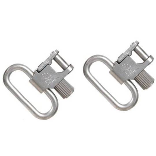 Uncle Mike's Swivels Nickle Plated 1.25" Pair 1093-3