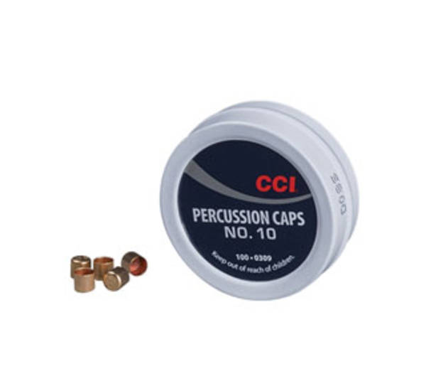 CCI #10 Percussion Caps X100 - Black Powder Shooting - Reloading ...