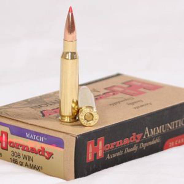 Hornady Black 308win 168gr A-max #80971 - 308 Winchester - Centerfire ...