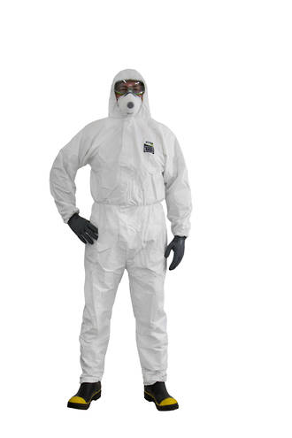 Coverall White T380 Type 5B,6B  Sizes S-3XL
