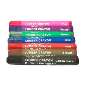 Crayon Lumber Dixon Red  Box of 12