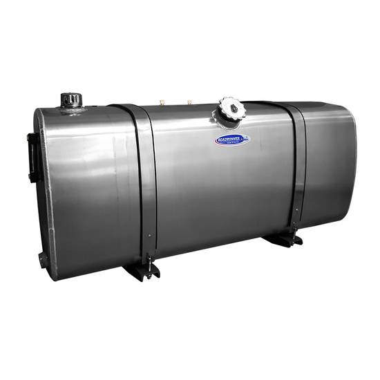 440L Oval Square Combination Tank (630H x 680D x 1240L) No Filter, Pick up Pipes