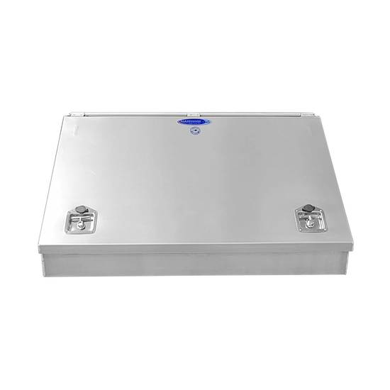 Tapered Front Toolbox (500H x 500D x 900L) - 4mm Aluminium, Single Aluminium Door