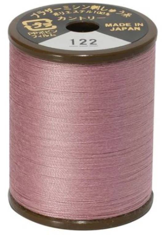 Brother Country Thread - 300m - Salmon Pink 122