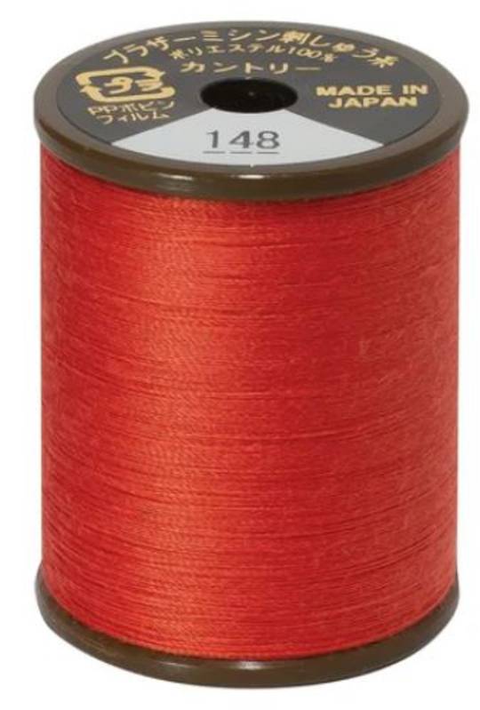 Brother Country Thread - 300m - Vermillion 148