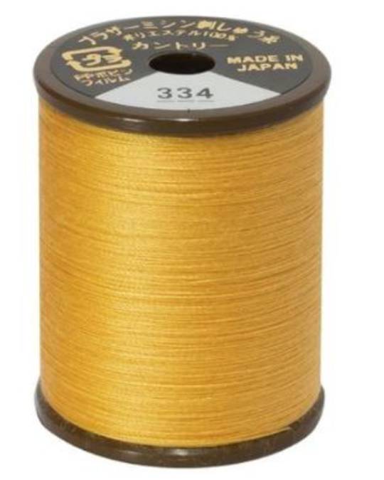 Brother Country Threads- 300m - Harvest Gold 334