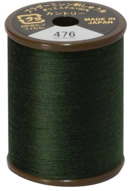 Brother Country Threads - 300m - Olive Green 476