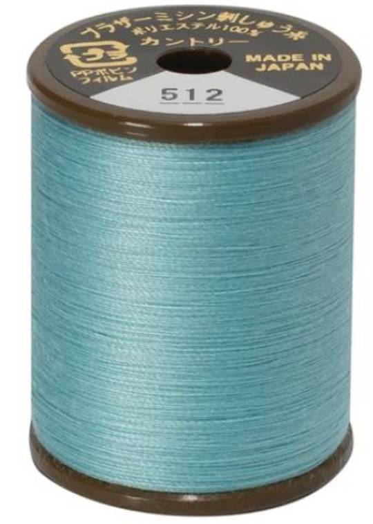 Brother Country Thread - 300m - Sky Blue 512