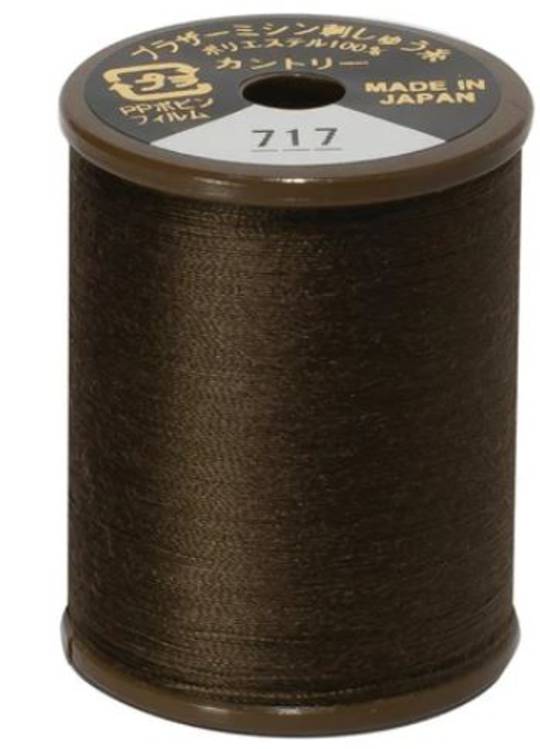 Brother Country Thread - 300m - Dark Brown 717