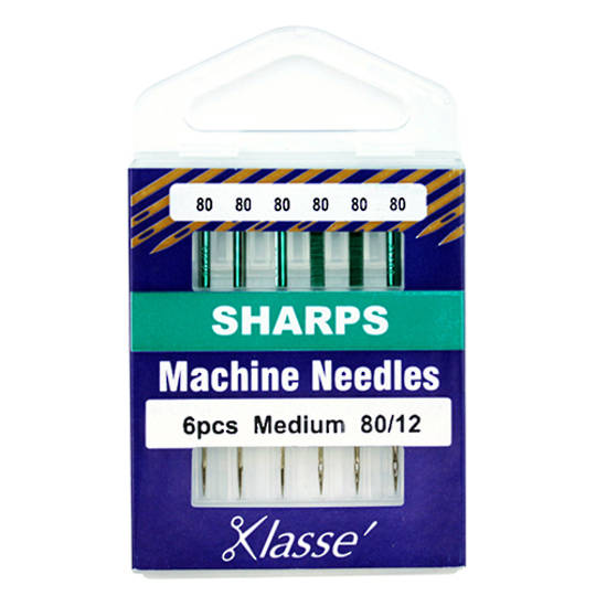 Klasse Machine Needles Sharps 80/12