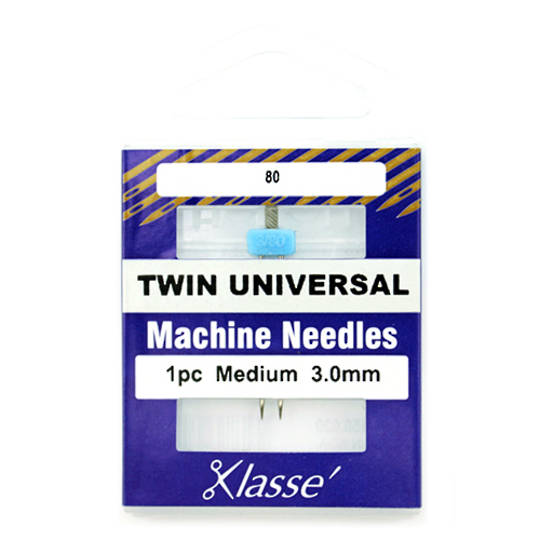 Klasse Machine Needle - Twin Universal 3.0mm
