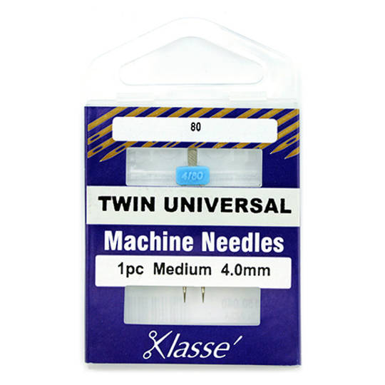 Klasse Machine Needle Twin Universal 4.0mm