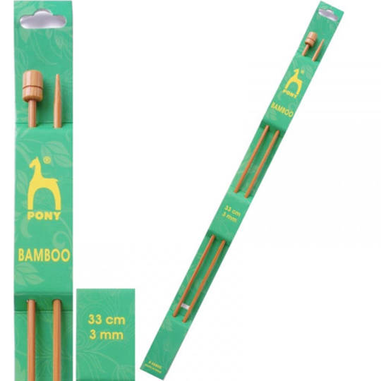 Pony Bamboo Needles 3.5mm