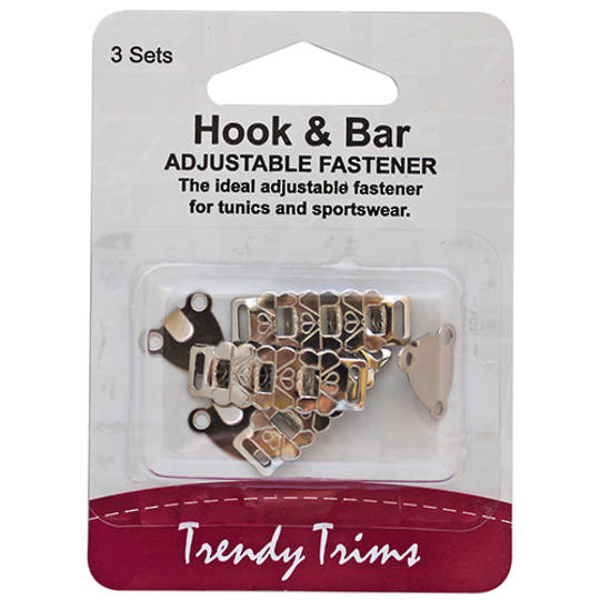 Hook and Bar Adjustable Nickel
