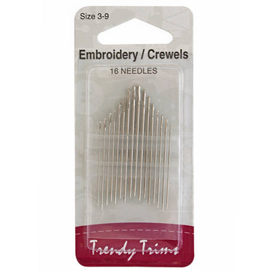 Needles Embroidery/Crewels 3/9