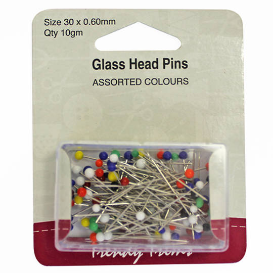Glass Top pins 30mm