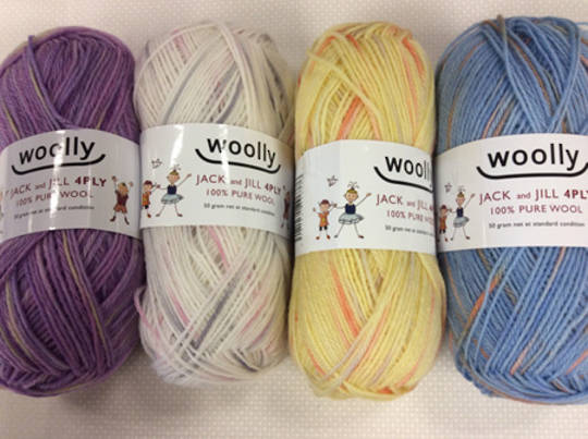 Woolly Jack and Jill 4 Ply