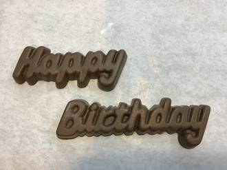 Happy Birthday Chocolate Message