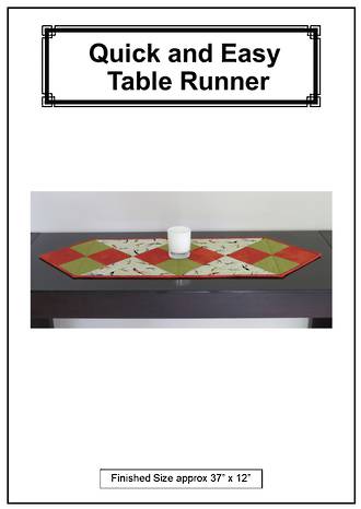 Quick and Easy Table Runner