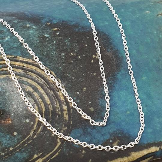Sterling silver chain, 50cms