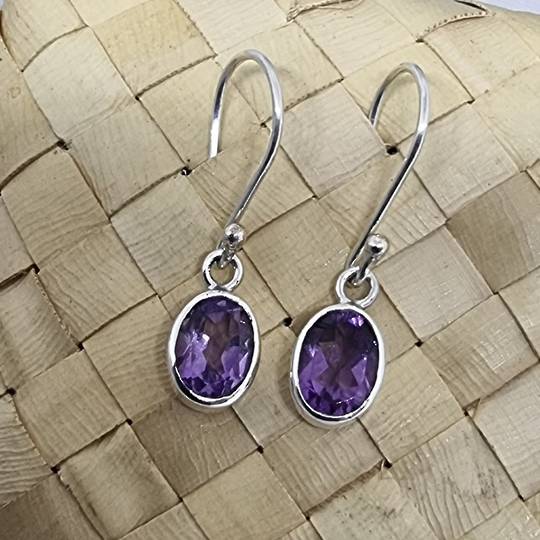 Silver Amethyst Earrings | The Power of Purple