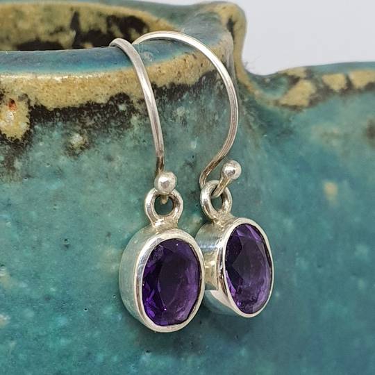 Silver Amethyst Earrings | The Power of Purple