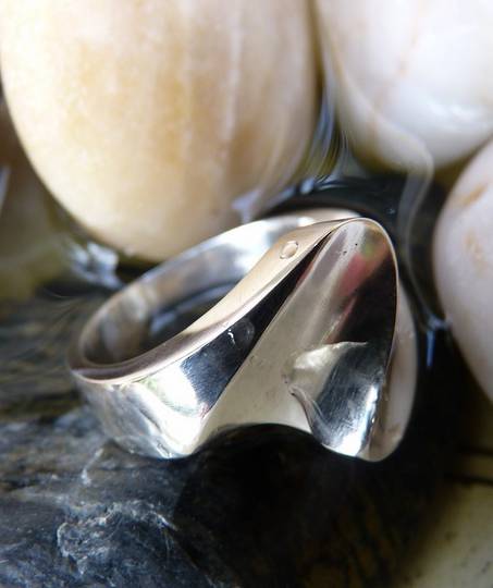 Solid sterling silver ring - made in NZ