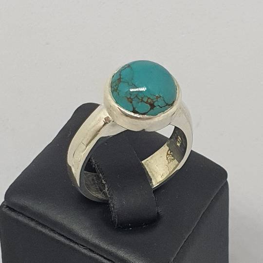 Sterling silver turquoise ring, NZ made