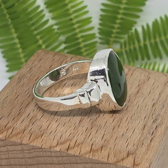 Greenstone ring, made in NZ
