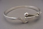 silver bracelet handmade in  NZ