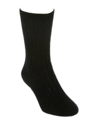 Lothlorian Rib Sock - Black M