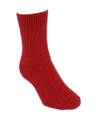 Lothlorian Rib Sock - Red M