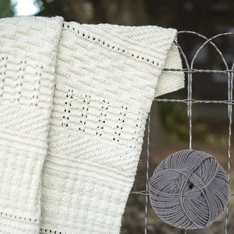 Skeinz Blanket Kit - Stitch Sampler - Wren