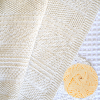 Skeinz Blanket Kit - Knit and Purl Blanket - Chickadee