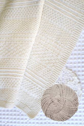 Skeinz Blanket Kit - Knit and Purl Blanket - Kokako