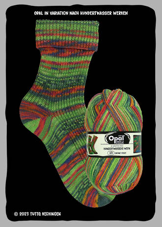 Opal Sock Print - 4052