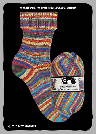 Opal Sock Print - 4055